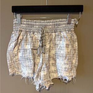 Rewash Gray High Waist Shorts with Elastic Waistband